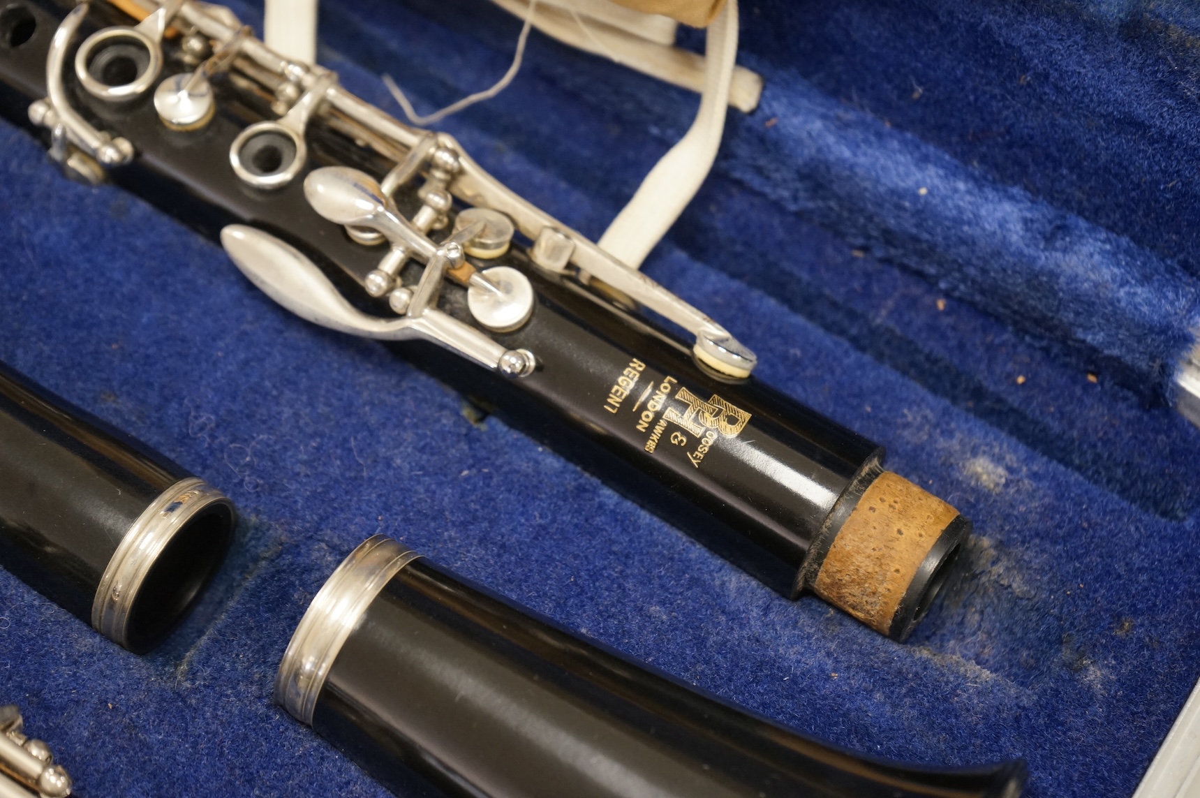 A Boosey and Hawkes cased clarinet